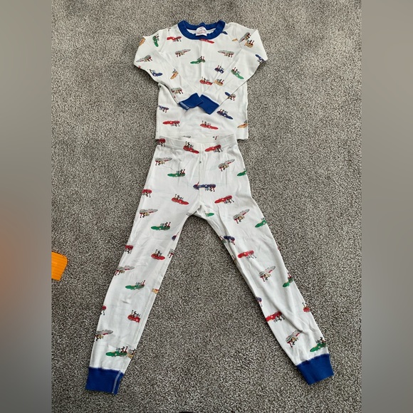Hanna Andersson 120 size 6/7 Organic Cotton holiday Winter pajamas - Picture 1 of 5